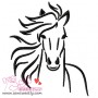 Horse-1 Embroidery Design Pattern-3