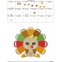 Sitting Turkey Girl Embroidery Design Pattern-2