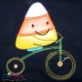 Halloween Bike Candy Corn Applique Design Pattern-1