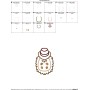 Hedgehog- Boy Sleeping Applique Design Pattern-2