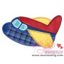 Airplane-3 Applique Design Pattern-2