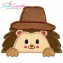 Fall Hedgehogs Boy Applique Design Bundle-8