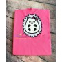 Hedgehog Girl Sleeping Applique Design Pattern-3