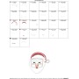 Happy Santa Face Applique Design Pattern-2