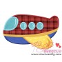Airplane-4 Applique Design Pattern-2
