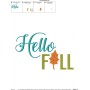 Hello Fall Lettering Embroidery Design Pattern-2