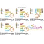 Happy Pumpkin Spice Season Lettering Embroidery Design Pattern-2