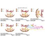 Thankful And Blessed Lettering Embroidery Design Pattern-2