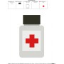 Medicine Bottle Embroidery Design Pattern-3