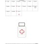 Medicine Bottle Applique Design Pattern-3