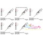 Syringe Applique Design Pattern-2