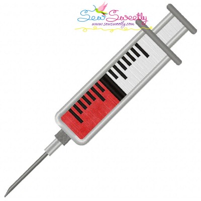 Syringe Applique Design