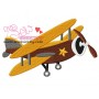 Retro Stunt Plane Embroidery Design Pattern-1