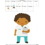 Little Boy Nurse Embroidery Design Pattern-3