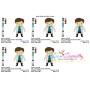 Little Boy Doctor Embroidery Design Pattern-2