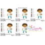 Little Boy Nurse Embroidery Design Pattern-2