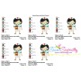 Little Girl Nurse Embroidery Design Pattern-2