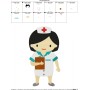 Little Girl Nurse Embroidery Design Pattern-3