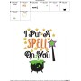 I Put a Spell on You-2 Lettering Embroidery Design Pattern-3