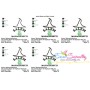Salem Witch Hat Lettering Applique Design Pattern-2