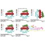 Warm Winter Wishes Lettering Christmas Tree Car Embroidery Design Pattern-2