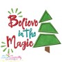 Believe in the Magic Lettering Applique Design Pattern-1