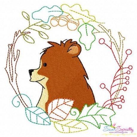 Bears Frame Designs for Embroidery Machines