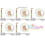 Fall Animal Frame- Bear Sketch Embroidery Design Pattern-2