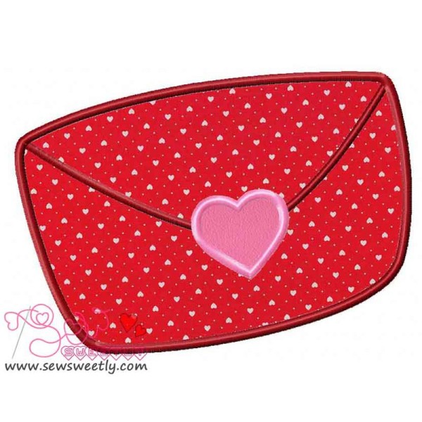 Love Letter Applique Design Pattern-1
