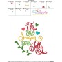 Tis The Season To Be Jolly Lettering Embroidery Design Pattern-3