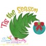 Tis The Season Lettering Applique Design Pattern-1