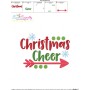 Christmas Cheer Lettering Embroidery Design Pattern-3