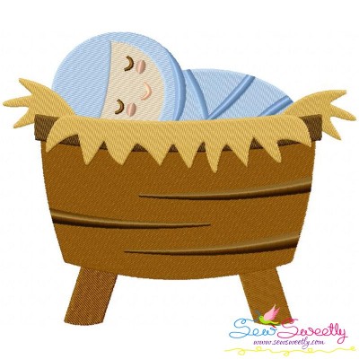 Baby Jesus Embroidery Design Pattern-1