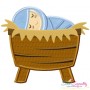 Baby Jesus Applique Design Pattern-1