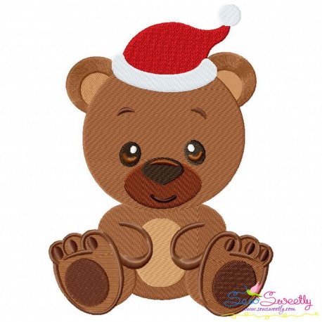 Christmas Baby Animal- Bear Embroidery Design Pattern