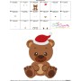 Christmas Baby Animal- Bear Embroidery Design Pattern-3