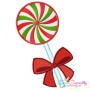 Swirl Lollipop Ribbon Embroidery Design Pattern-1