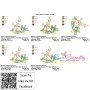 Christmas Swirls- Reindeer Embroidery Design Pattern-2