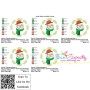 Christmas Frame- Snowman-2 Embroidery Design Pattern-2