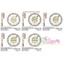 Christmas Frame- ELF Applique Design Pattern-2