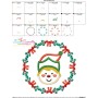 Christmas Frame- ELF Applique Design Pattern-3