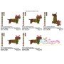 Christmas Dachshund Dog Embroidery Design Pattern-4