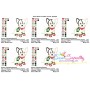 Christmas French Bulldog Applique Design Pattern-2