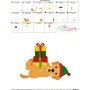 Christmas Retriever Dog Gifts Embroidery Design Pattern-3