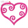 Curly Heart-1 Embroidery Design Pattern-1