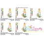 Christmas Candle-2 Applique Design Pattern-2