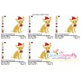 Christmas Chihuahua Dog Embroidery Design Pattern-2