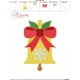 Christmas Bell Ribbon Embroidery Design Pattern-3
