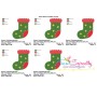 Christmas Stocking-2 Embroidery Design Pattern-2