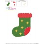Christmas Stocking-2 Embroidery Design Pattern-3
